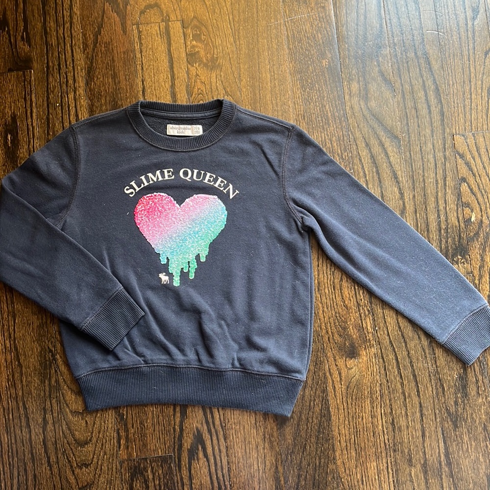 Slime Queen Sequin Crew Neck
